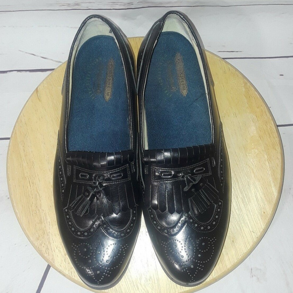 Florsheim Men\'s Brinson black wingtip loafers main image 5
